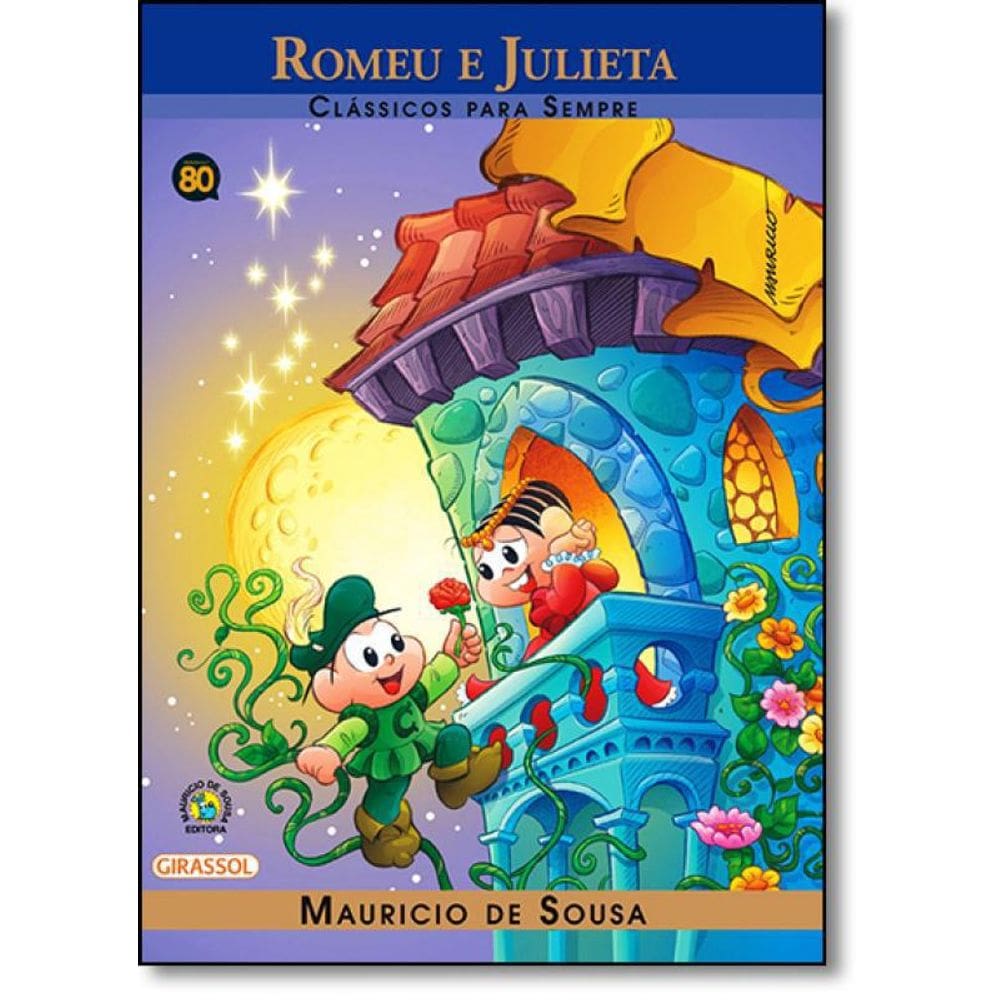Livro Romeu E Julieta - Coleção Turma Da Mônica Em Clássicos