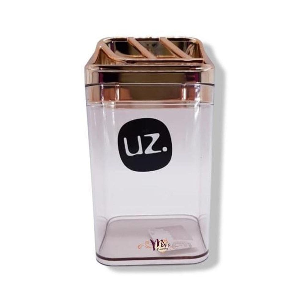 Porta Escova Slim Organização Uz - Rose Gold