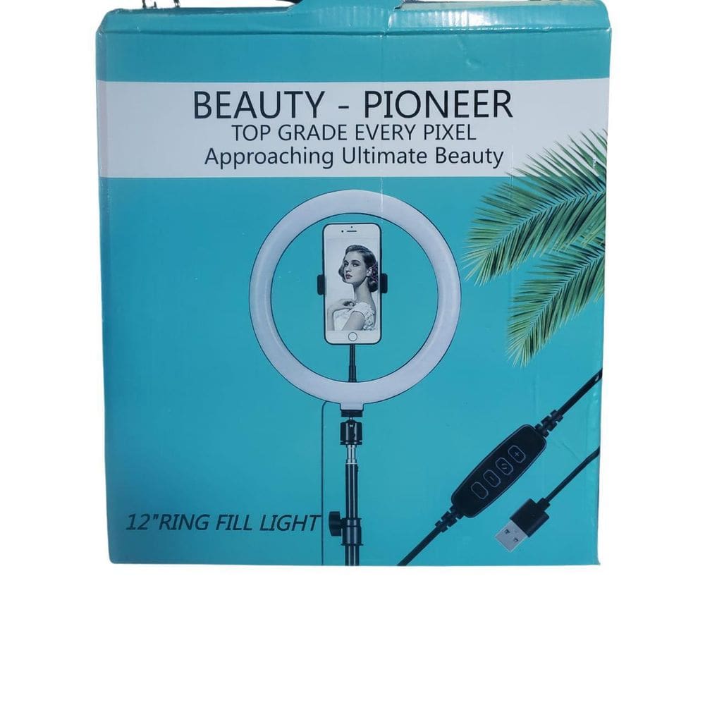 Ring Light Com Suporte Para O Telefone De 12 Circular Led