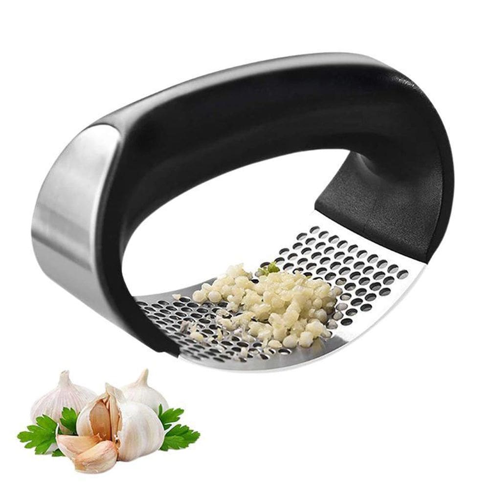 Espremedor Amassador Triturador De Alho Inox Manual Cozinha