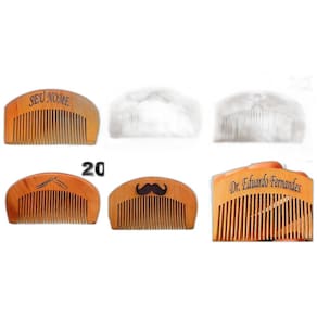 Estilo Elegância Pente De Madeira Personalizado Com Sua Logo