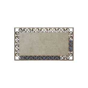 Placa Mdf Cru Artesanato Design Quadrado Florido 40Cm