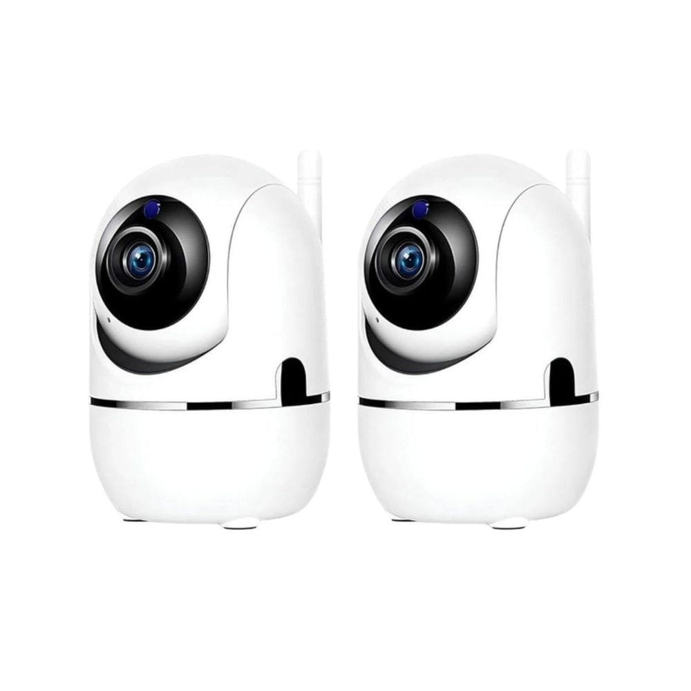 Kit 2 Cãmera Babá Eletronica De Segurança 360º Para Bebês