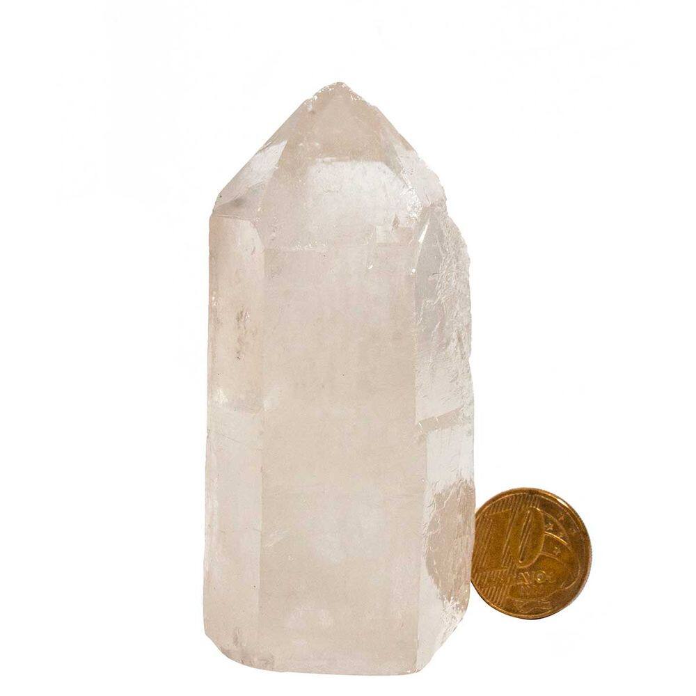 Ponta Cristal Natural Base Serrada 80 a 90 mm 200 g Tipo B