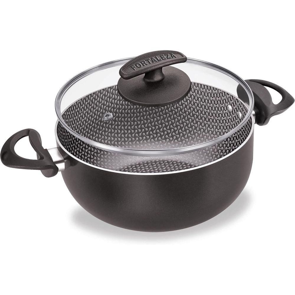 Caçarola 20 cm Gran Chef com Tampa Black - Fortaleza