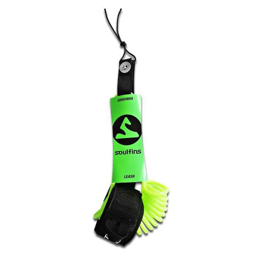 Leash Sup Espiral Duplo Girador - 7Mm/10 Pés Amarelo Fluor