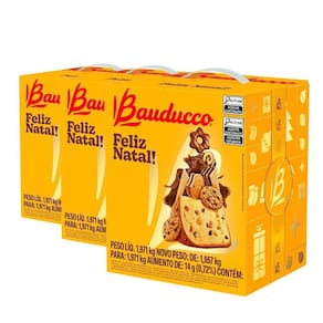 Cesta de Natal Bauducco - Panettone, Cookies e mais!