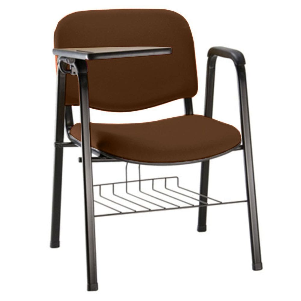 Cadeira Escolar Universitária para Auditórios Linha Hotel Marrom