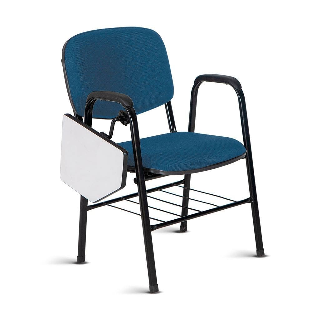 Cadeira Escolar Universitária para Auditórios Linha Hotel Azul