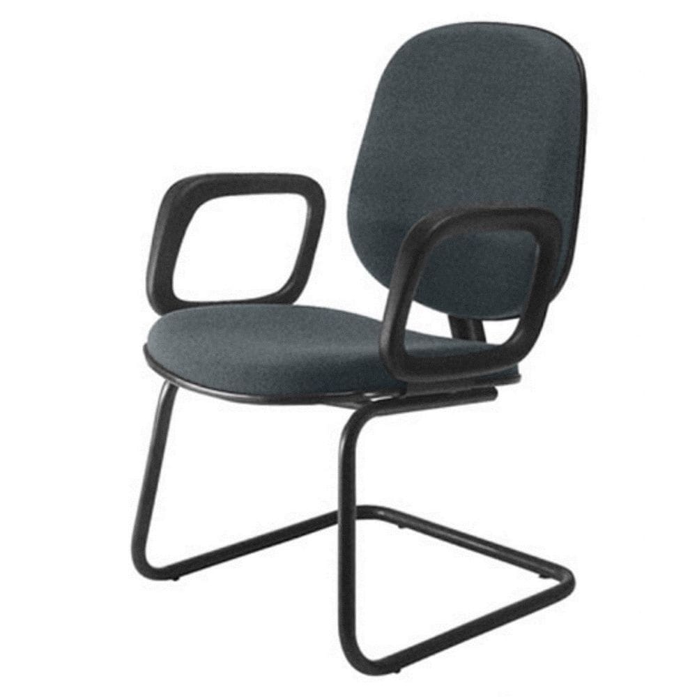 Cadeira para Igrejas Evangélicas Diretor Interlocutor para Escritório Linha Uno Cinza