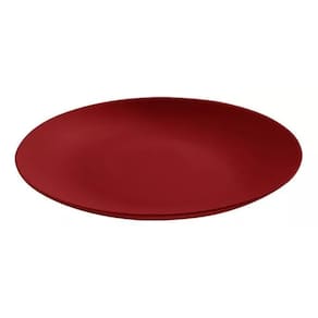 Prato Raso de Sobremesa Ø18cm Vermelho - Coza