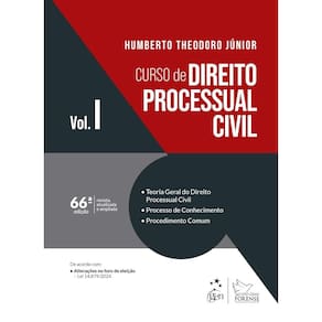Curso de Direito Processual Civil Vol.1 - 66ª Edição 2025