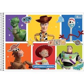Caderno Desenho 80 Folhas Toy Story Tilibra 9107