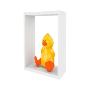 Nicho Organizador Infantil para Brinquedos Multiuso NI3030 30x30cm Branco - Art In Móveis
