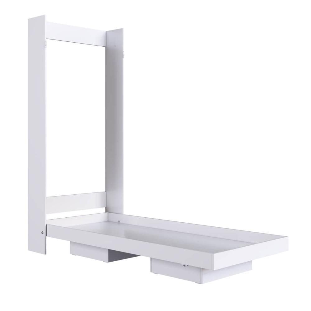 Cama Articulada Solteiro Vertical com 2 Nichos CV1080 80cm Branco - Art In Móveis