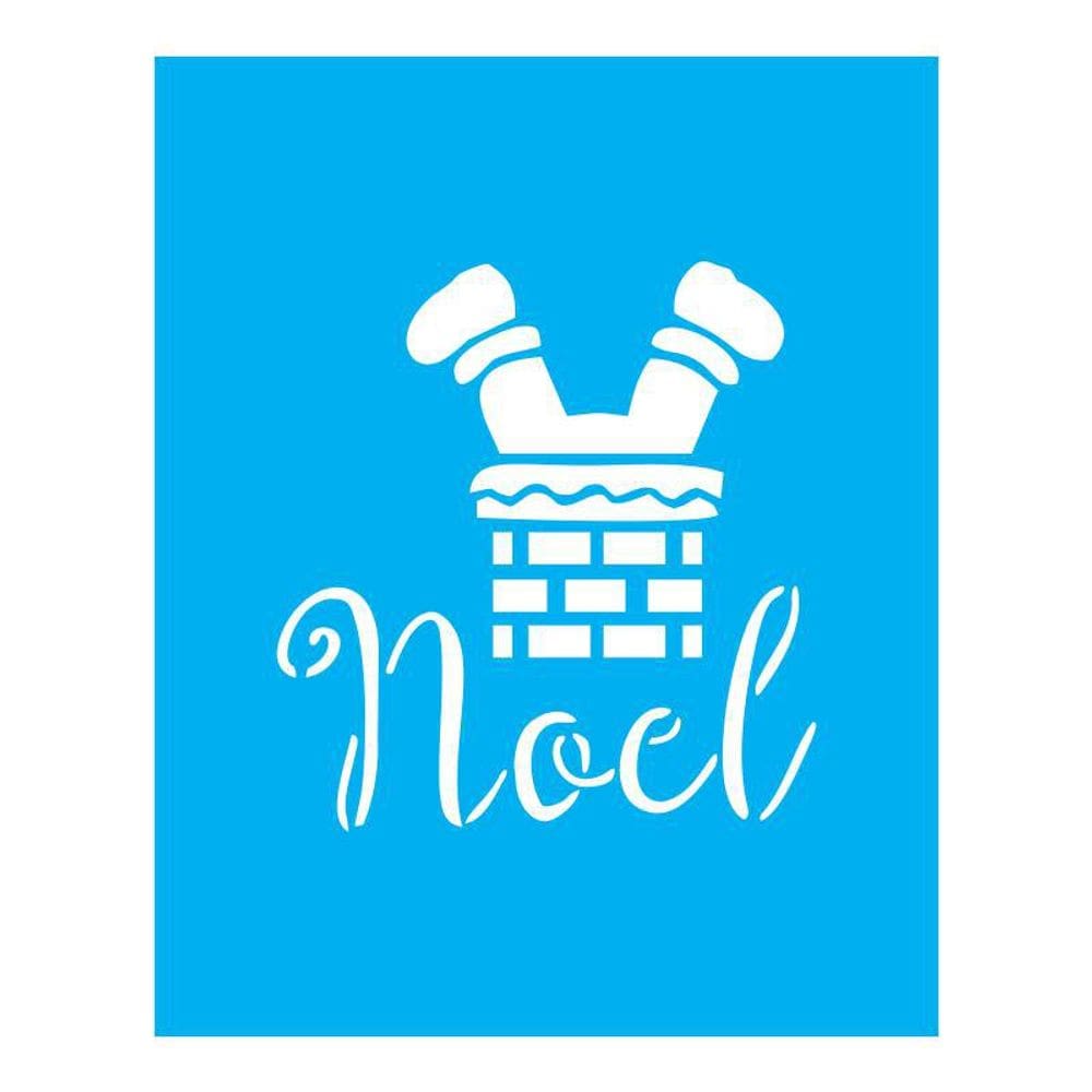 Stencil Tamako Papai Noel - 20X25Cm - Ref B621