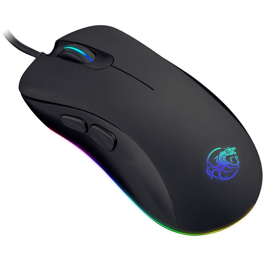 Mouse Gamer 5000DPI DN60 RGB Sensor PMW3325 - DRAXEN