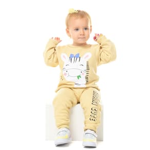 Conjunto Moletom infantil felpudo Menina blusão e calça roupa de frio