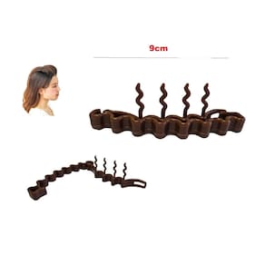 Acessório Pente Marrom Volume Para Cabelo 1 Unidade