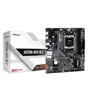 Placa Mãe ASRock A620M-HDV/M.2 Chipset A620 AMD AM5 M-ATX DDR5