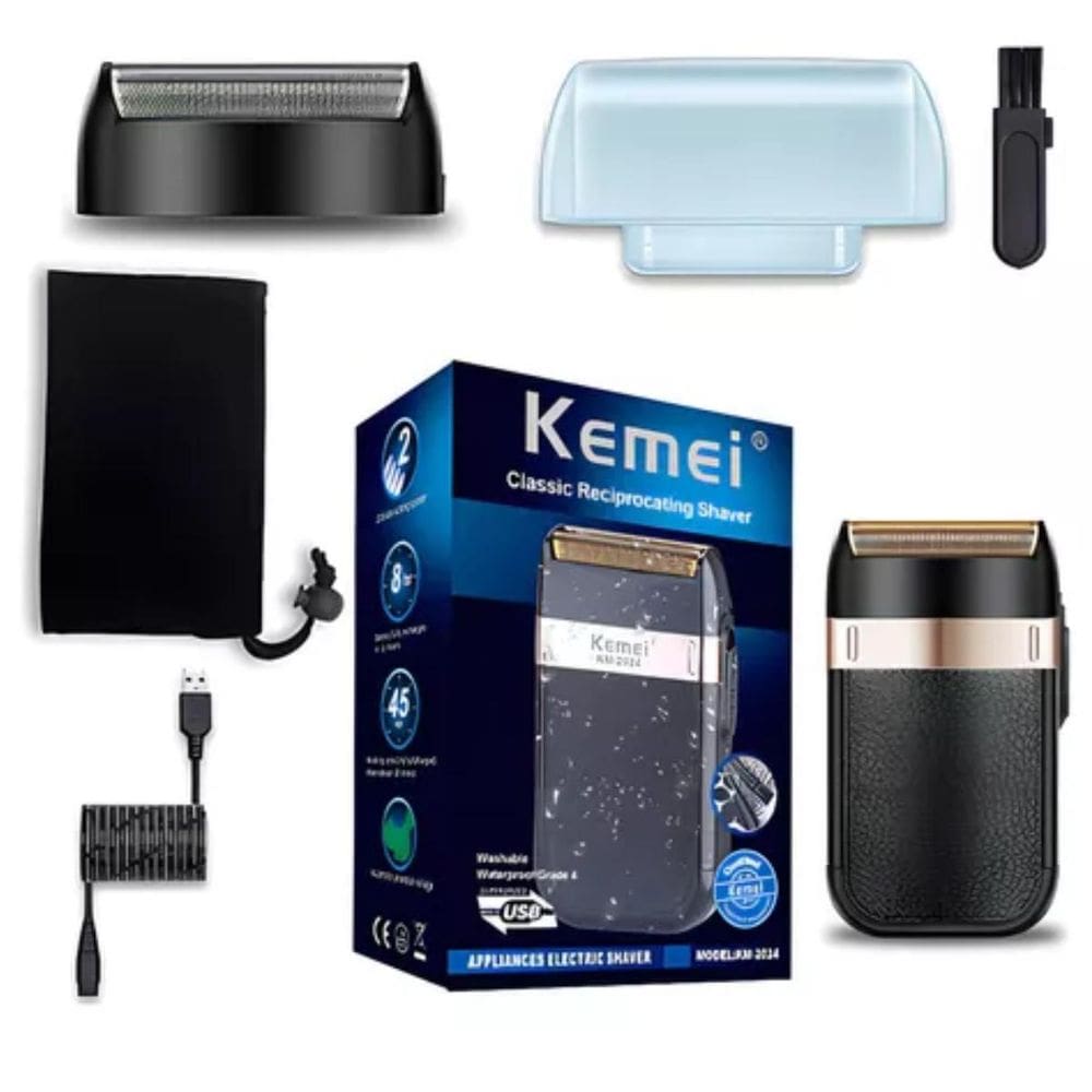 Shaver Kemei 2024 Profissional Compacto