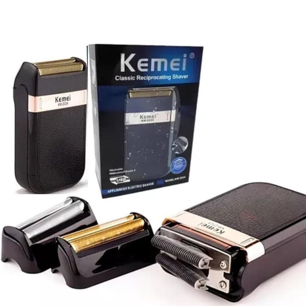Shaver Kemei 2024 Profissional Compacto