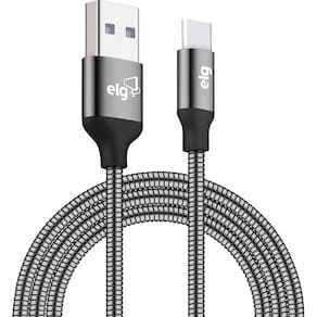 Cabo Usb Tipo-C Inox 1M