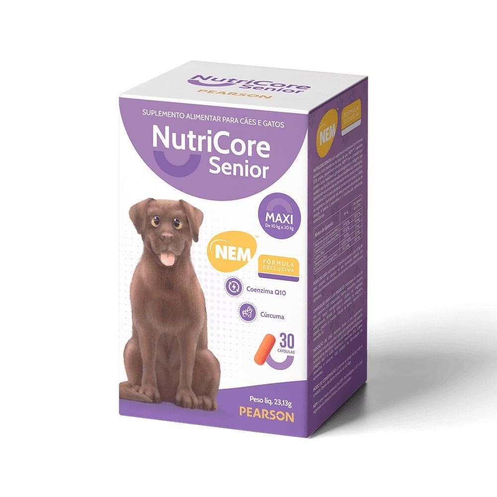 Suplemento NutriCore Senior Maxi para Cães 30cap - Pearson