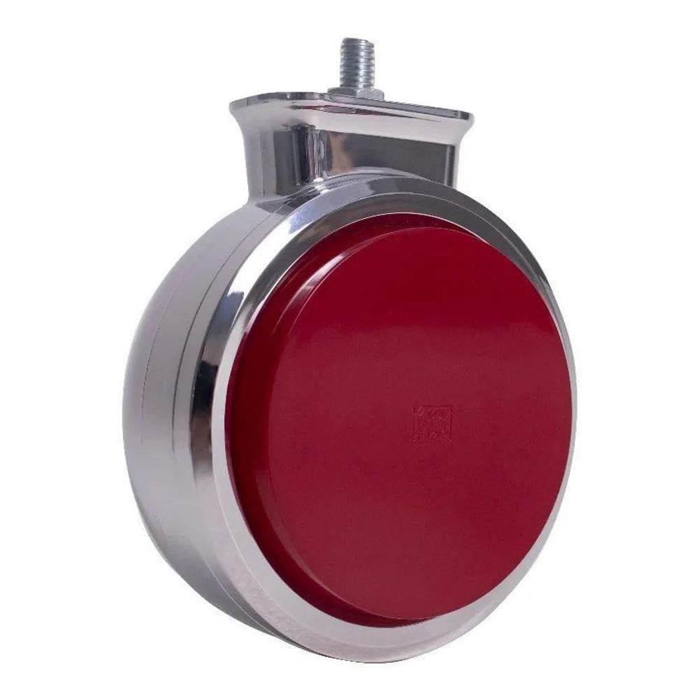 Lanterna Bojuda Foguinho Maria Led Cromada Bivolt Vermelha