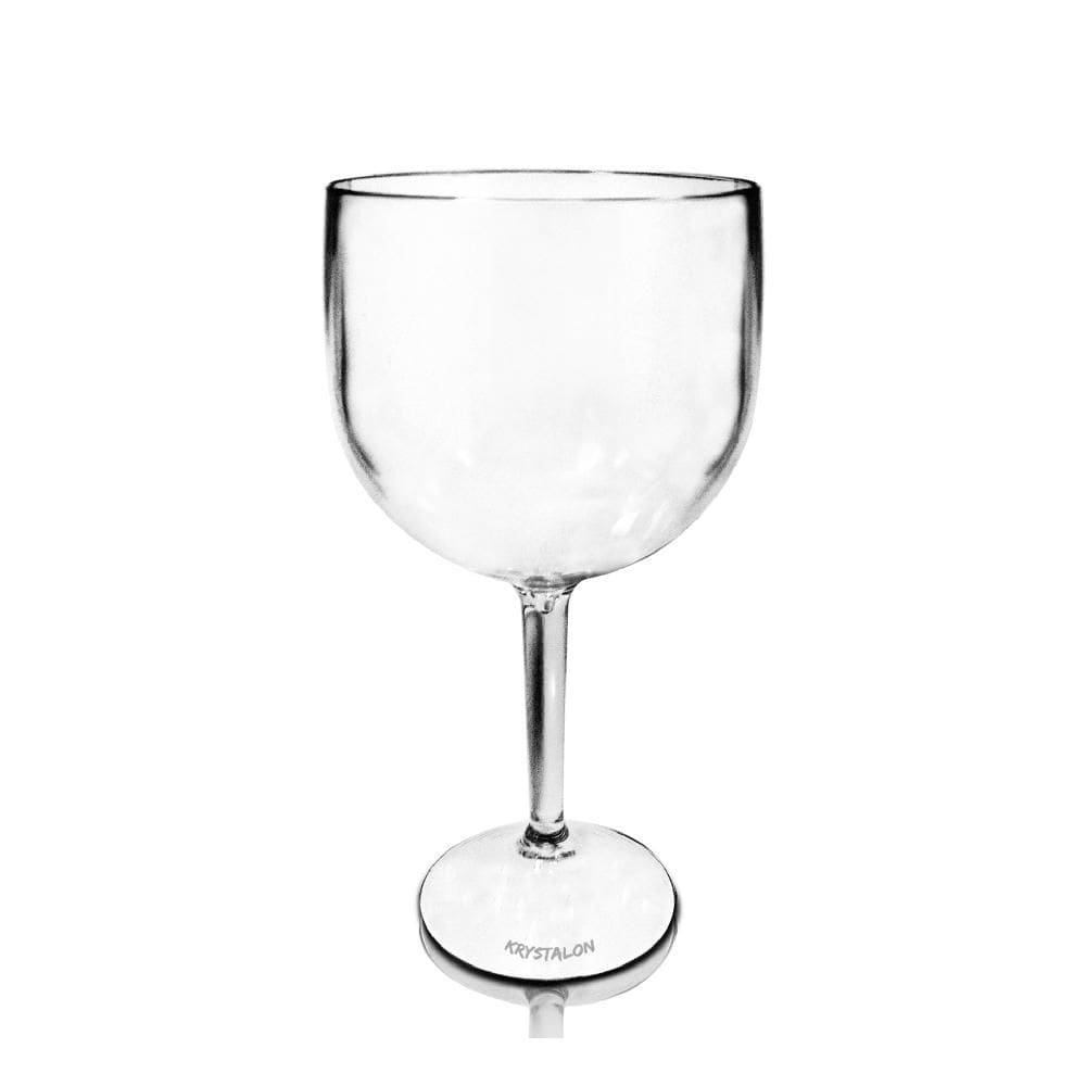 Taça Gin Poliestireno Transparente 550ml - 4 Peças