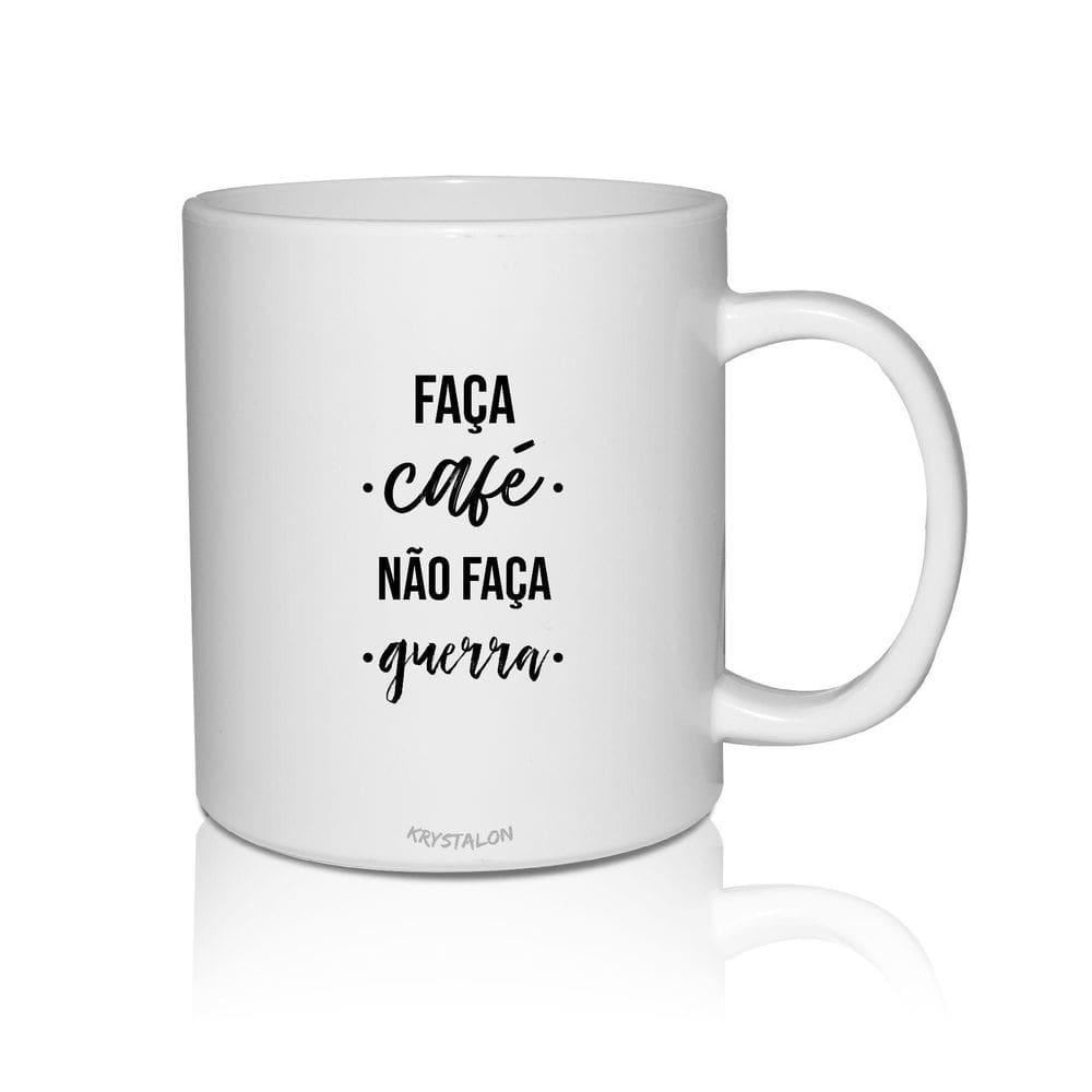 Kit 2 Canecas Branca Personalizadas Para Home Office Guerra