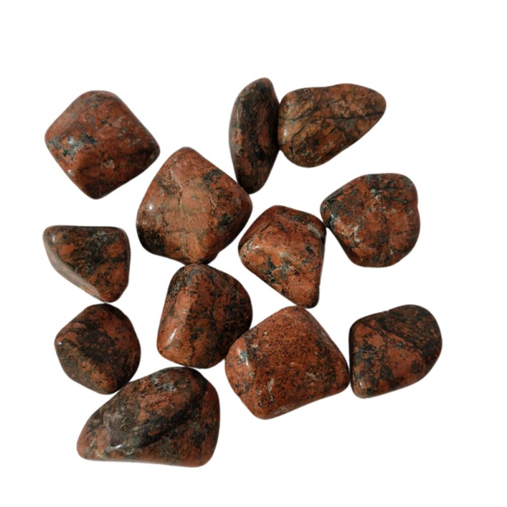 Pedra Calcita Laranja Rolada 250g Natural
