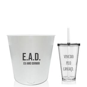 Kit Balde De Pipoca E Copo Personalizados - Ead