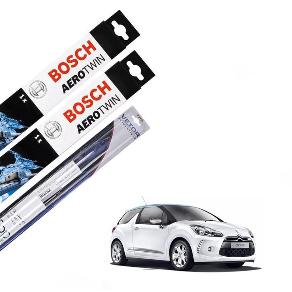 Kit Palheta Limpador Parabrisa Citroen Ds3 2015 2016