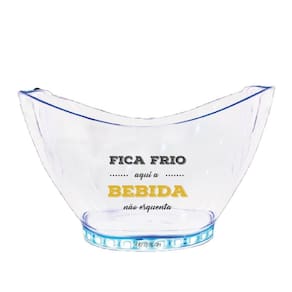 Champanheira Com Led Personalizada Fica Frio - Krystalon