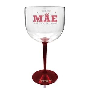 Taça Gin Bicolor Vermelha Para Dia Das Mães - Seu Amor