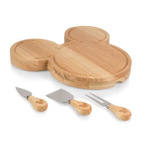Conjunto de tábuas de queijos PICNIC TIME Disney Mickey Mouse em forma de cabeça