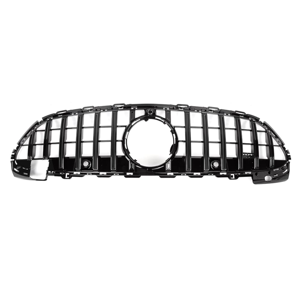 Grade Frontal Mercedes C180 C220 C300 AMG Black Piano Câmera