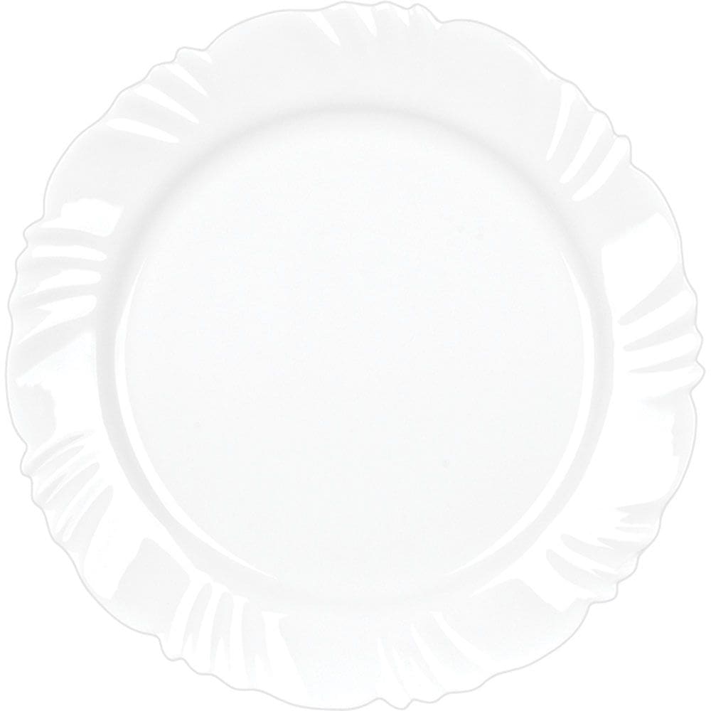 Prato de Vidro Raso 25cm Pétala Opaline Duralex