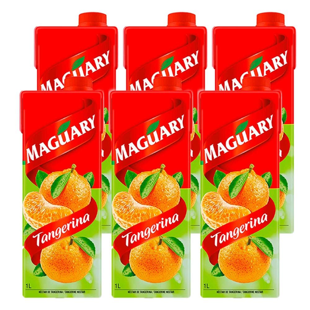 Suco Maguary Néctar de Tangerina 1l 6 Unidades