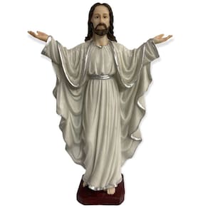 Imagem Jesus Oxalá em Resina Tamanho Grande-Escolha a Cor