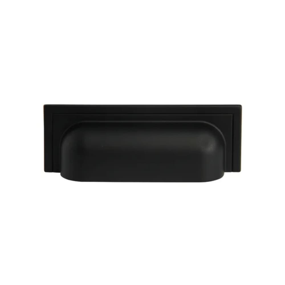 Puxador Plymouth 80mm Preto Fosco Zen Design