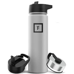 Garrafa de água IRON °FLASK Camping & Hiking 650 ml de grafite