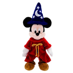 Brinquedo de pelúcia Disney Store Fantasia Sorcerer Mickey Mouse 56cm