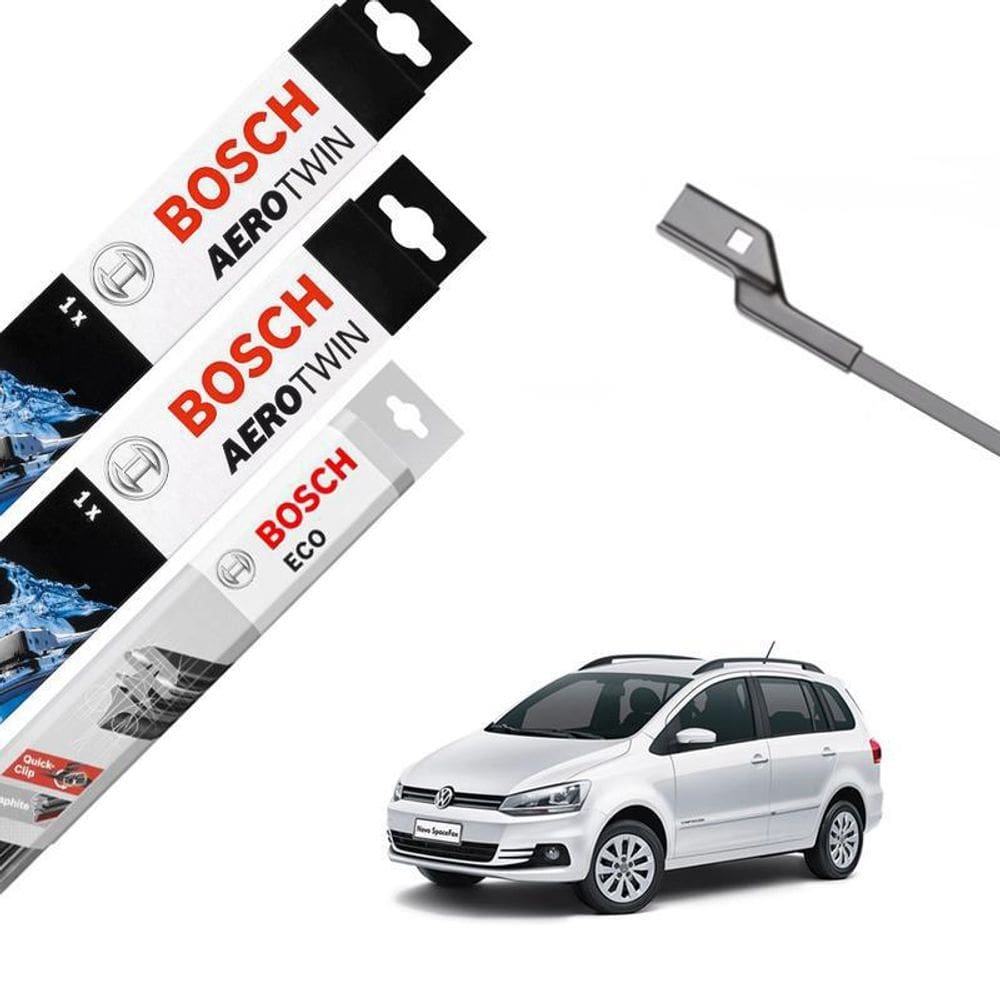 Kit Limpador Parabrisa Spacefox 2013 2014 2015 2016 2017 18