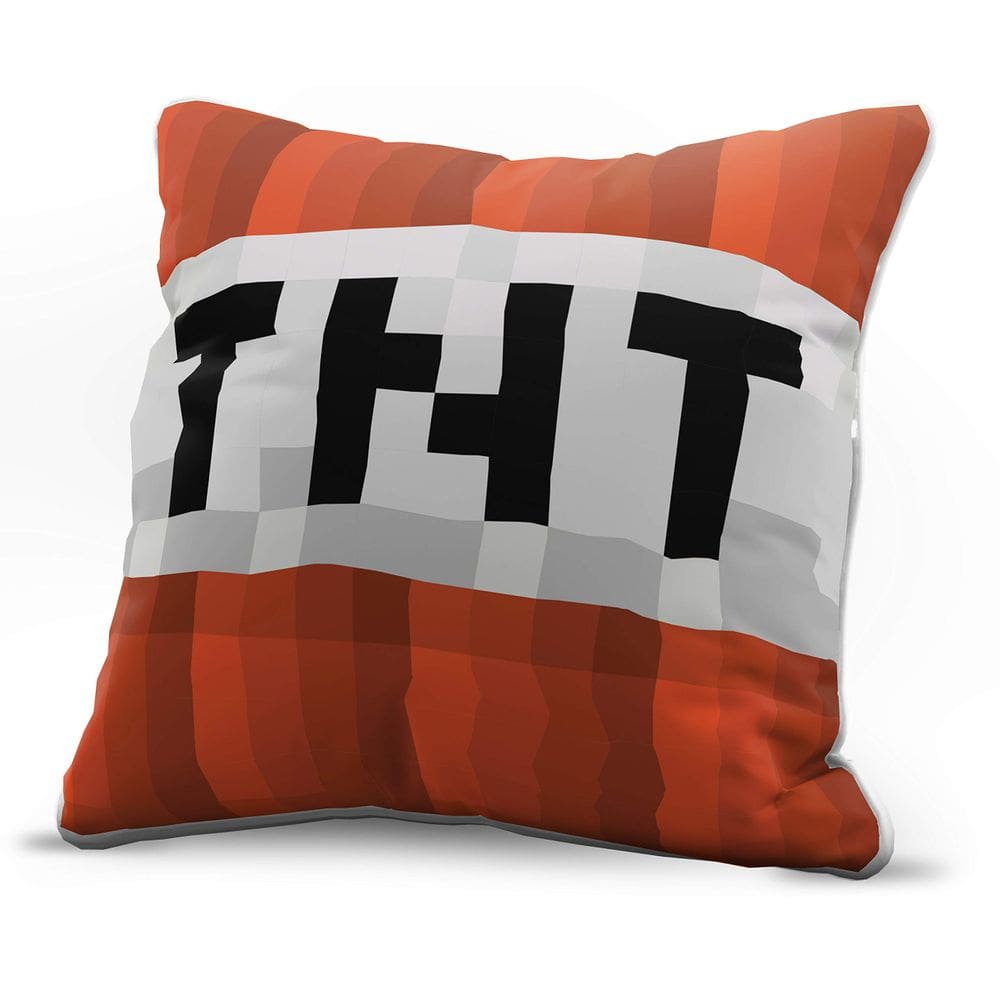 Capa de almofada decorativa Jay Franco Minecraft TNT Design
