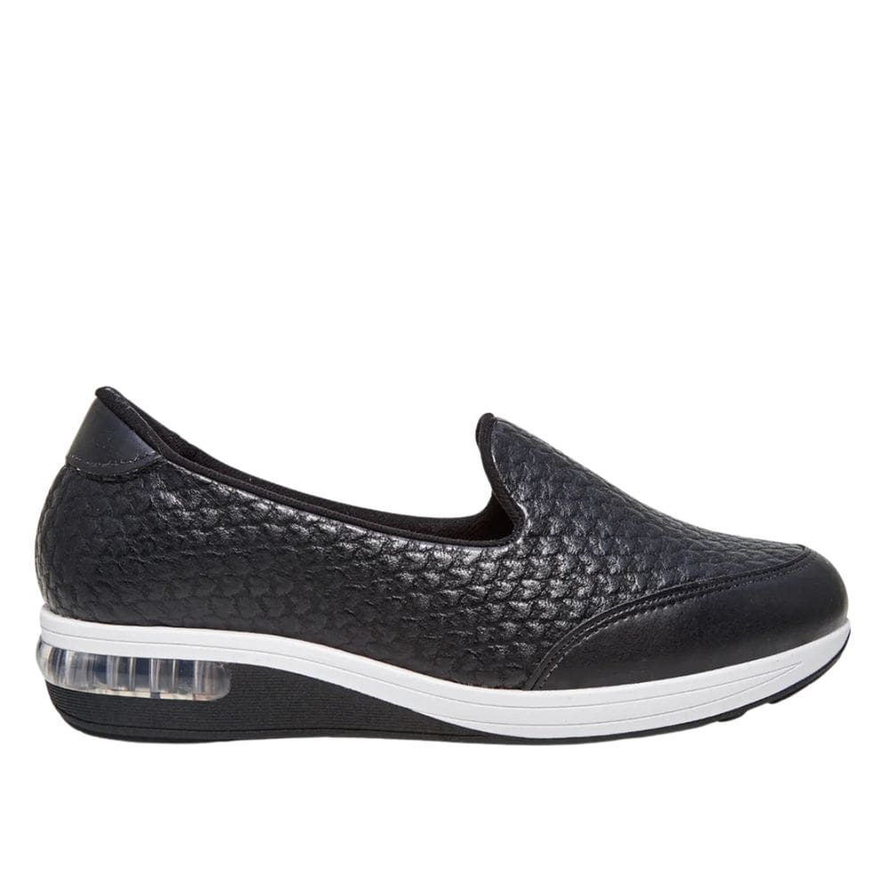Tênis Modare Feminino Slip On Gel Tech Texturizado Preto
