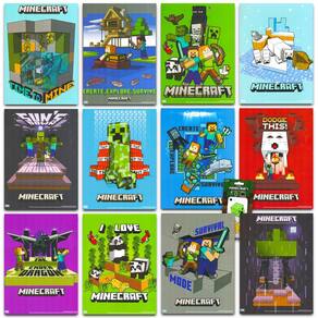 Pacote de pôsteres Minecraft Room Decor 12 pôsteres 21x29cm Eaasok