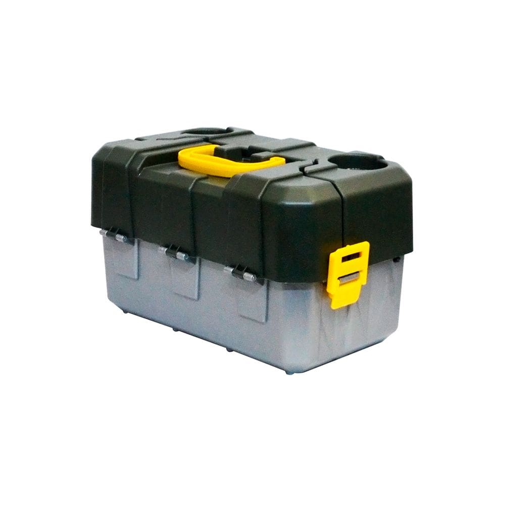 Caixa CX PREMIUM 2BJ HI 38x24x22cm 2 Bandejas Articuladas Divisórias Removíveis