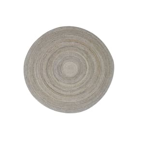 Tapete Lotus Prata 3,00x3,00 Redondo